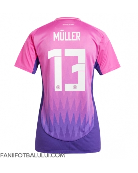 Germania Thomas Muller #13 Echipament de Fotbal Replică European 2024 Femei Deplasare